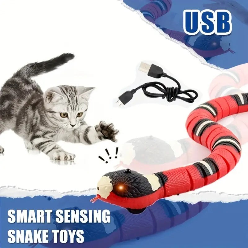USB Interactive Snake Toy for Cats