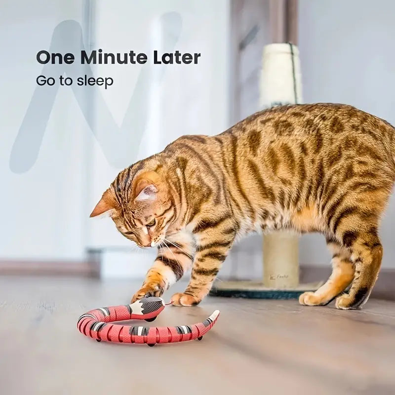 USB Interactive Snake Toy for Cats