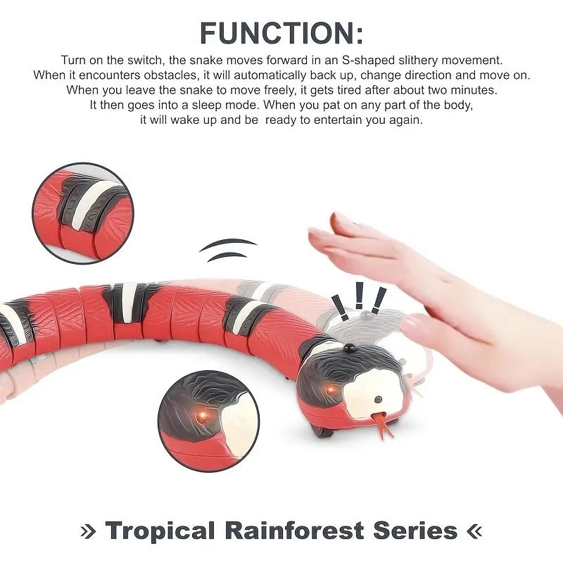 USB Interactive Snake Toy for Cats