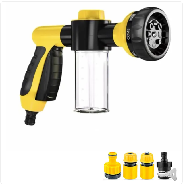 High-Pressure Pet Shower Sprayer & Grooming Kit