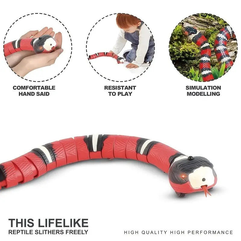 USB Interactive Snake Toy for Cats